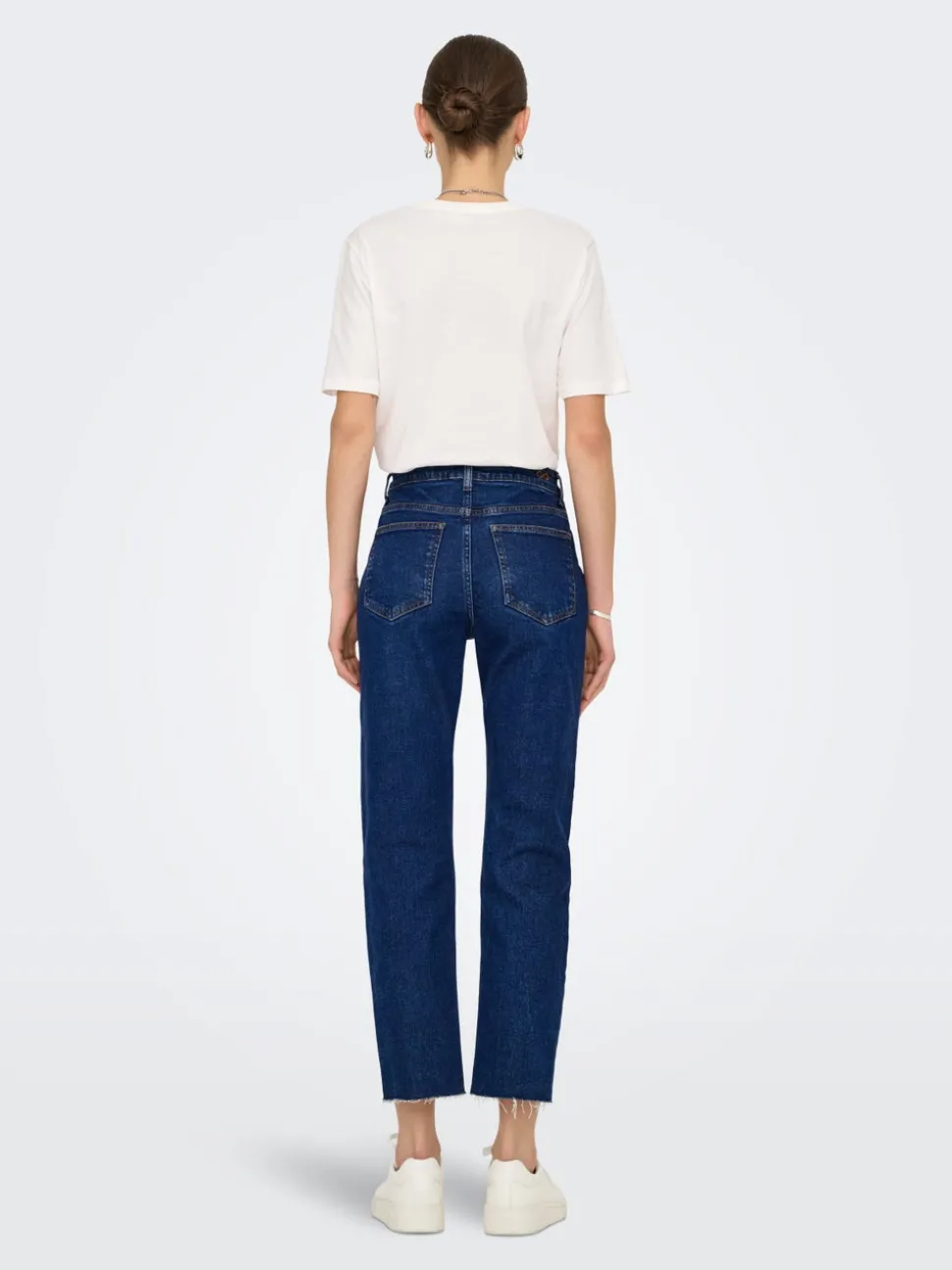 JDYLULLU Taille haute Straight Fit Longueur cheville Jeans