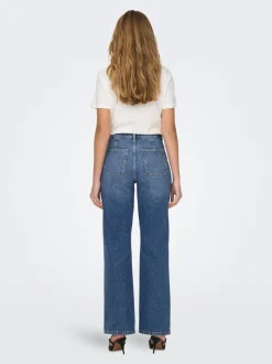 JDYMAYA Taille haute Wide Leg Fit Jeans