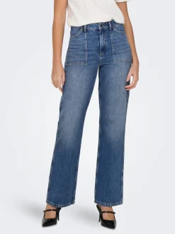 JDYMAYA Taille haute Wide Leg Fit Jeans