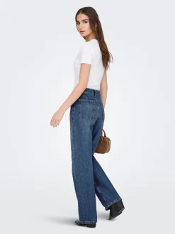 JDYMAYA Taille haute Wide Leg Fit Jeans