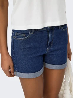 JDYMOON Taille moyenne Regular Fit Short en denim