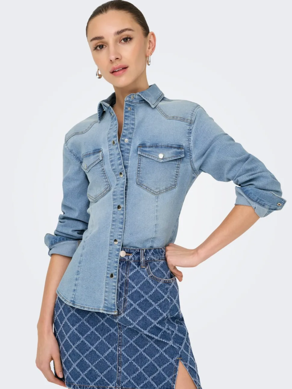 JDYMOON Chemise en denim