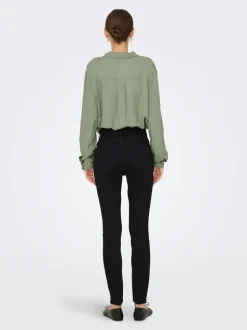 JDYMOON Taille haute Skinny Fit Longueur cheville Jeans