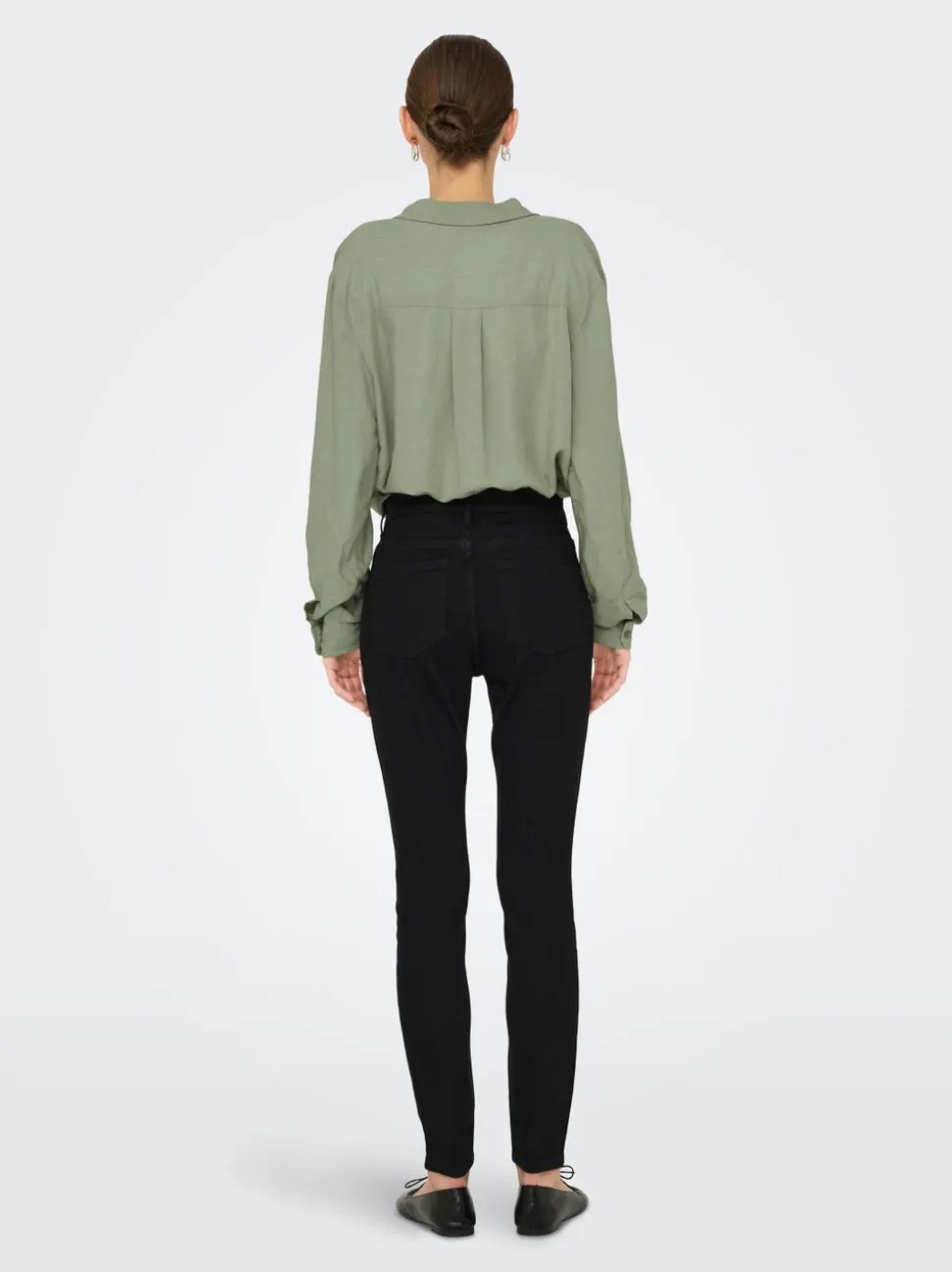 JDYMOON Taille haute Skinny Fit Longueur cheville Jeans