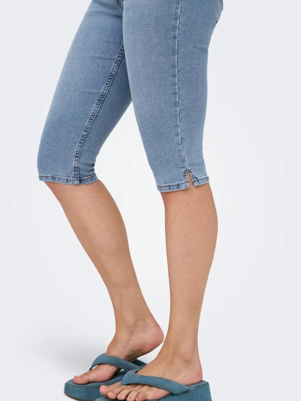 JDYMOON Taille moyenne Skinny Fit capri Jeans