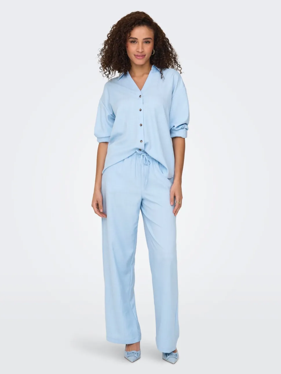 JDYNINA Wide Leg Fit Pantalon à jambe large