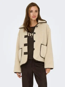JDYNOELLA Manteau en peluche