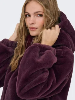 JDYOLA Veste en fourrure synthétique