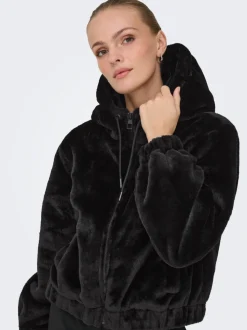 JDYOLA Veste en fourrure synthétique