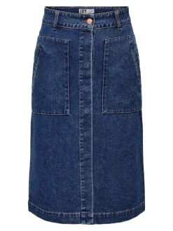 JDYOLIVIA Jean Jupe en denim Jupe longue
