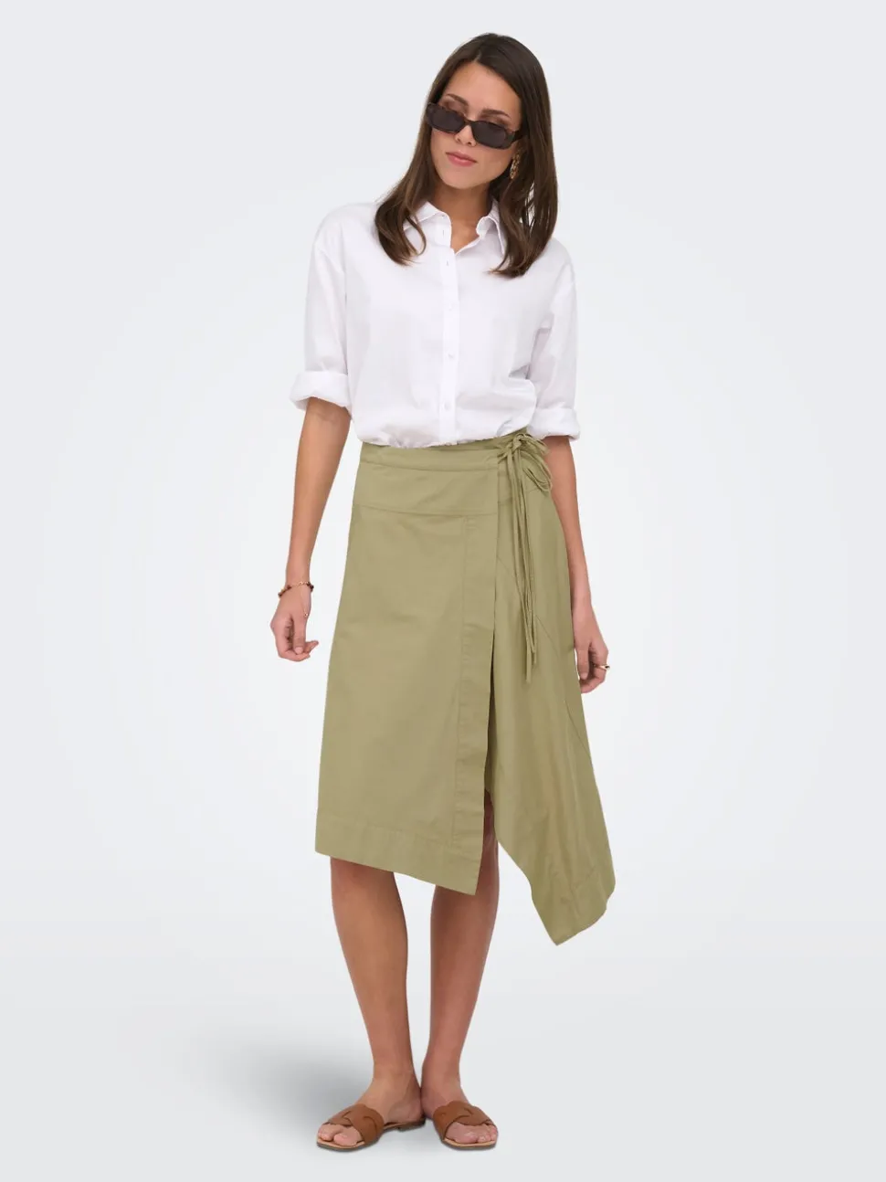 JDYOLIVIA Jupe asymétrique Jupe midi