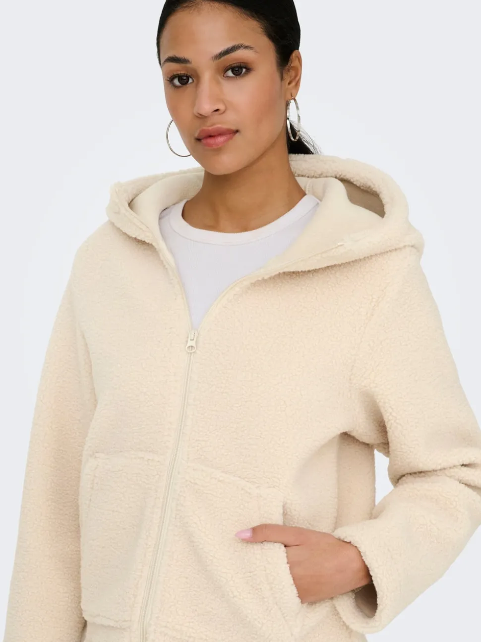 JDYREBA Manteau en peluche
