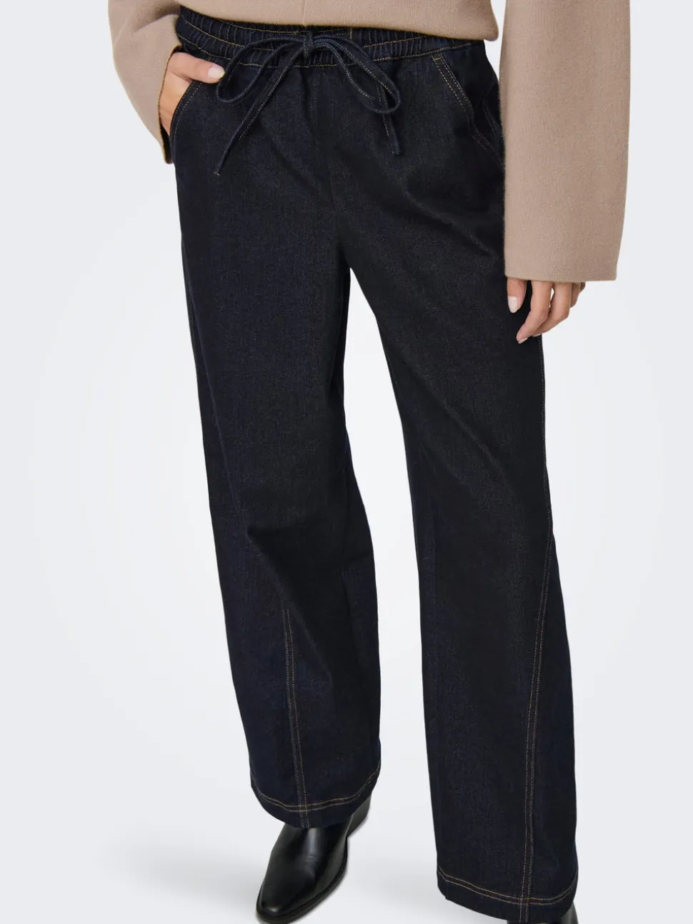 JDYRICKY Taille moyenne Wide Leg Fit Jeans
