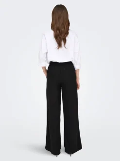 JDYSAY Loose Fit Lin Pantalon à jambe large