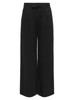 JDYSAY Loose Fit Lin Pantalon à jambe large