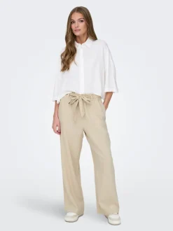 JDYSAY Loose Fit Lin Pantalon