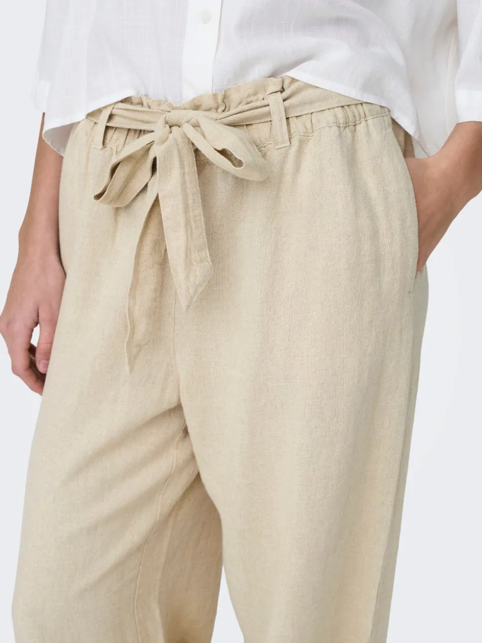 JDYSAY Loose Fit Lin Pantalon