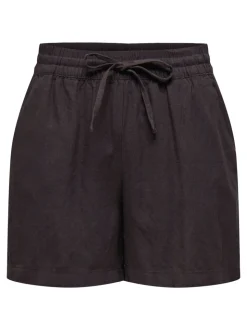 JDYSAY Taille haute Regular Fit Lin Short