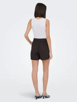 JDYSAY Taille haute Regular Fit Lin Short