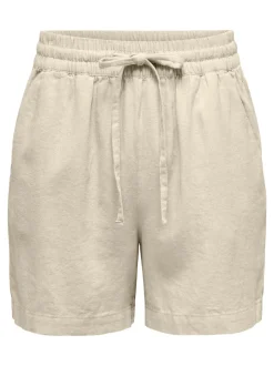 JDYSAY Taille haute Regular Fit Lin Short