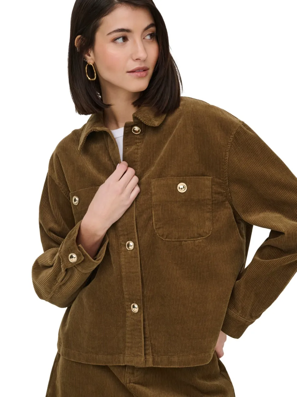 JDYSHIRAZ Chemise en corduroy