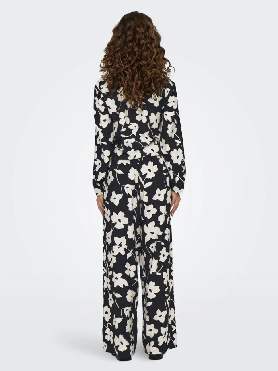 JDYSILAS Wide Leg Fit Pantalon à jambe large