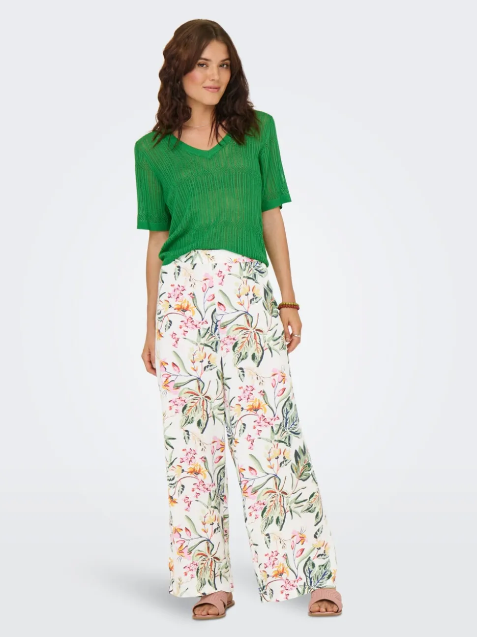 JDYSTAR Regular Fit Pantalon à jambe large