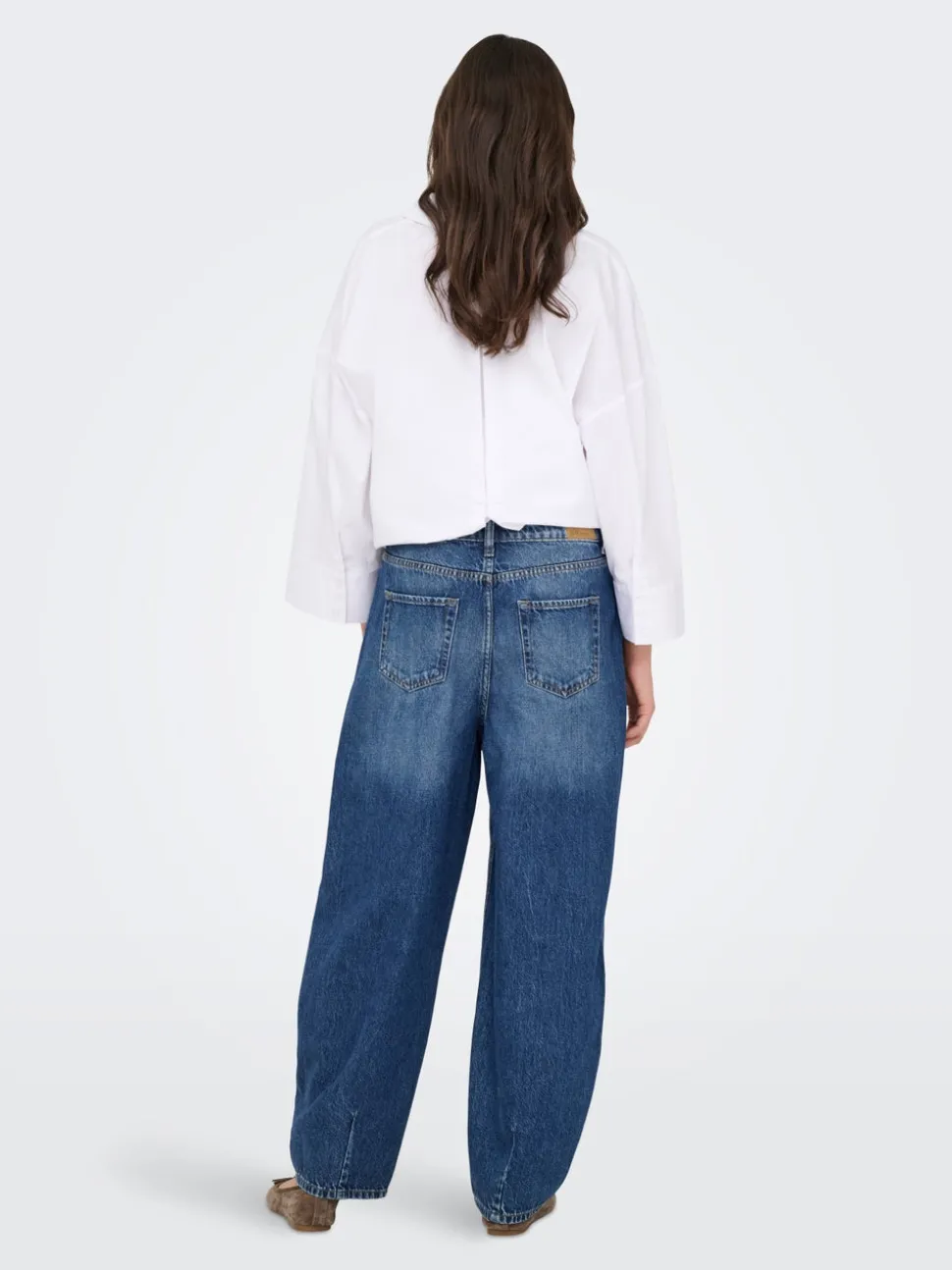 JDYSUSIE Taille moyenne Coupe barrel Jeans