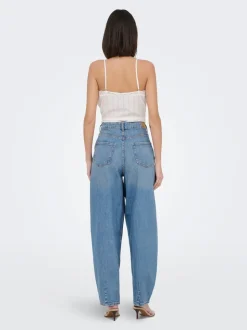 JDYSUSIE Taille moyenne Coupe barrel Jeans
