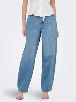 JDYSUSIE Taille moyenne Coupe barrel Jeans