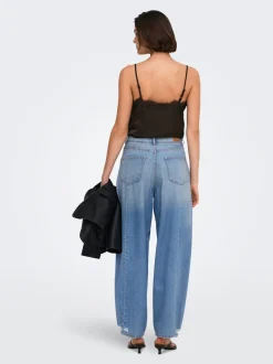 JDYSUSIE Taille moyenne Coupe barrel Jeans