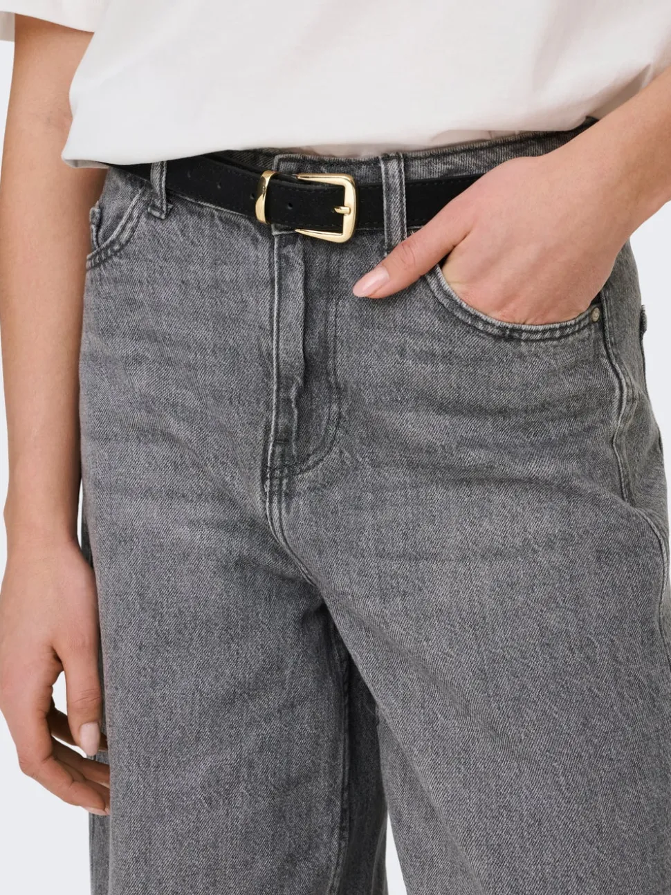 JDYSUSIE Taille moyenne Coupe barrel Jeans