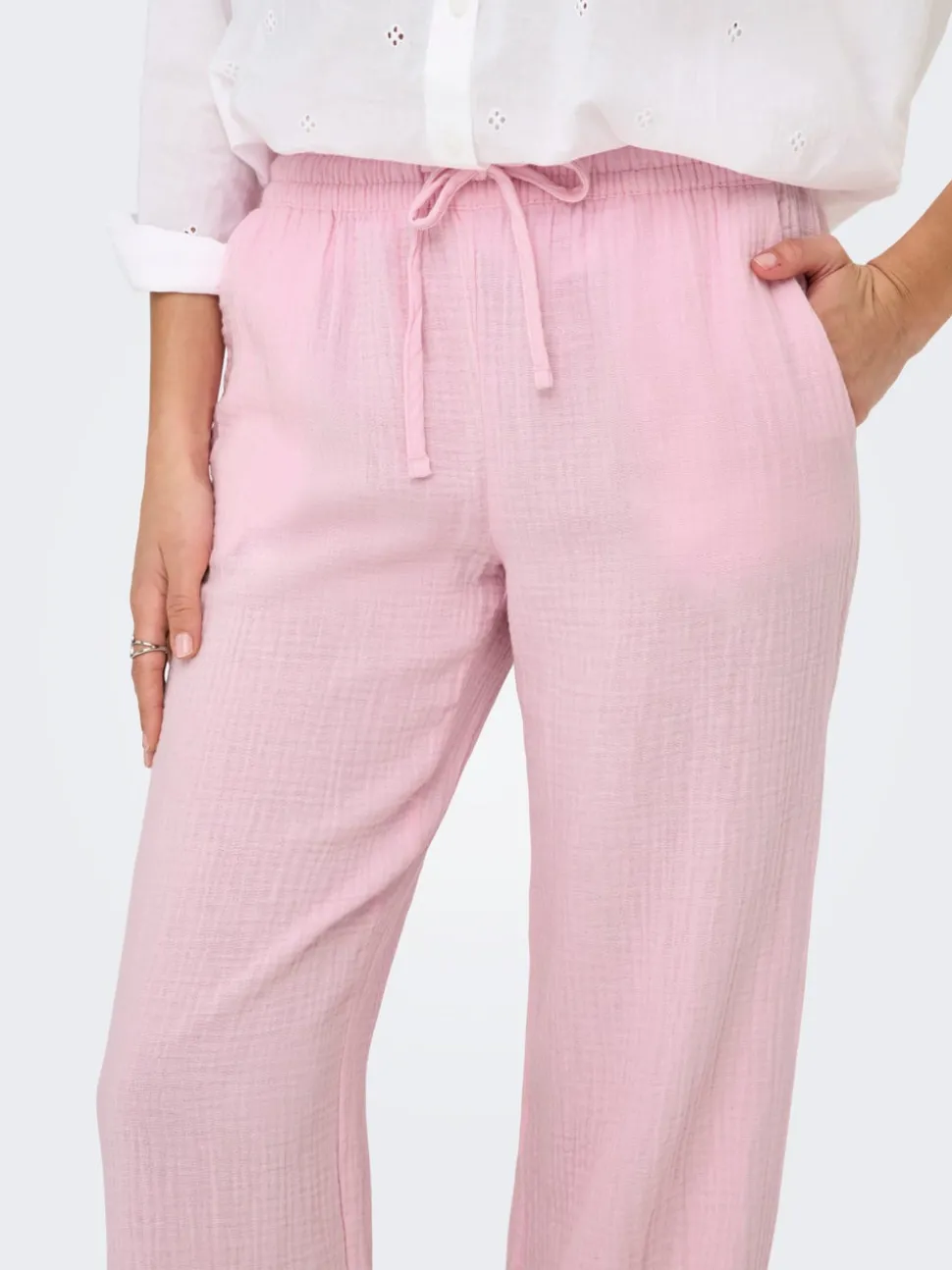 JDYTHEIS Wide Leg Fit Pantalon à jambe large