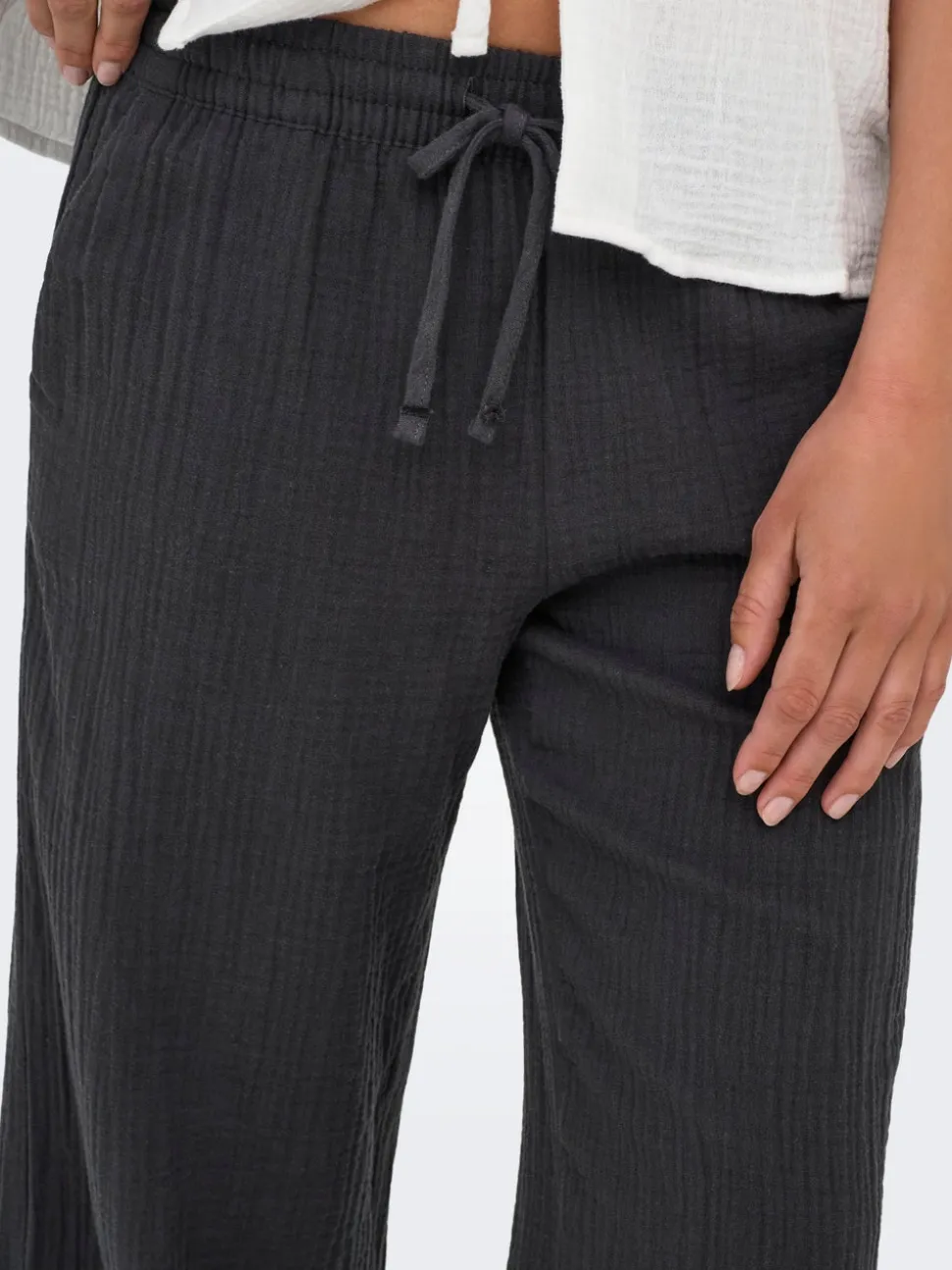 JDYTHEIS Wide Leg Fit Pantalon à jambe large