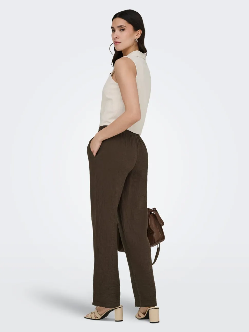 JDYTHEIS Wide Leg Fit Pantalon à jambe large