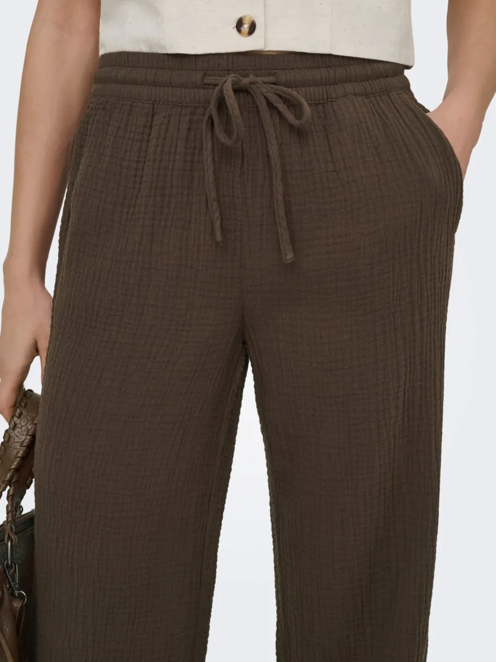 JDYTHEIS Wide Leg Fit Pantalon à jambe large