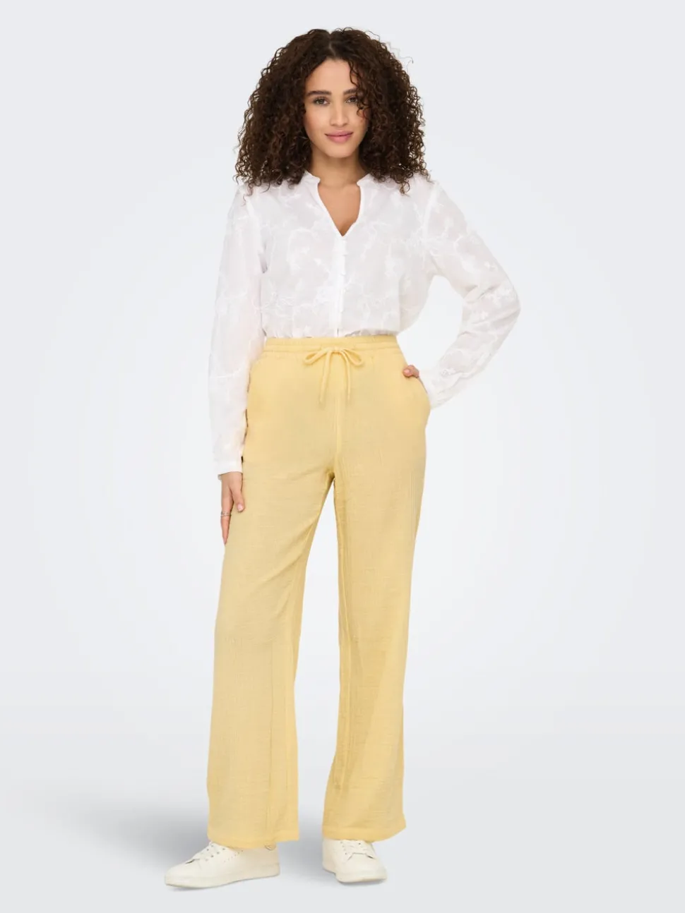 JDYTHEIS Wide Leg Fit Pantalon à jambe large