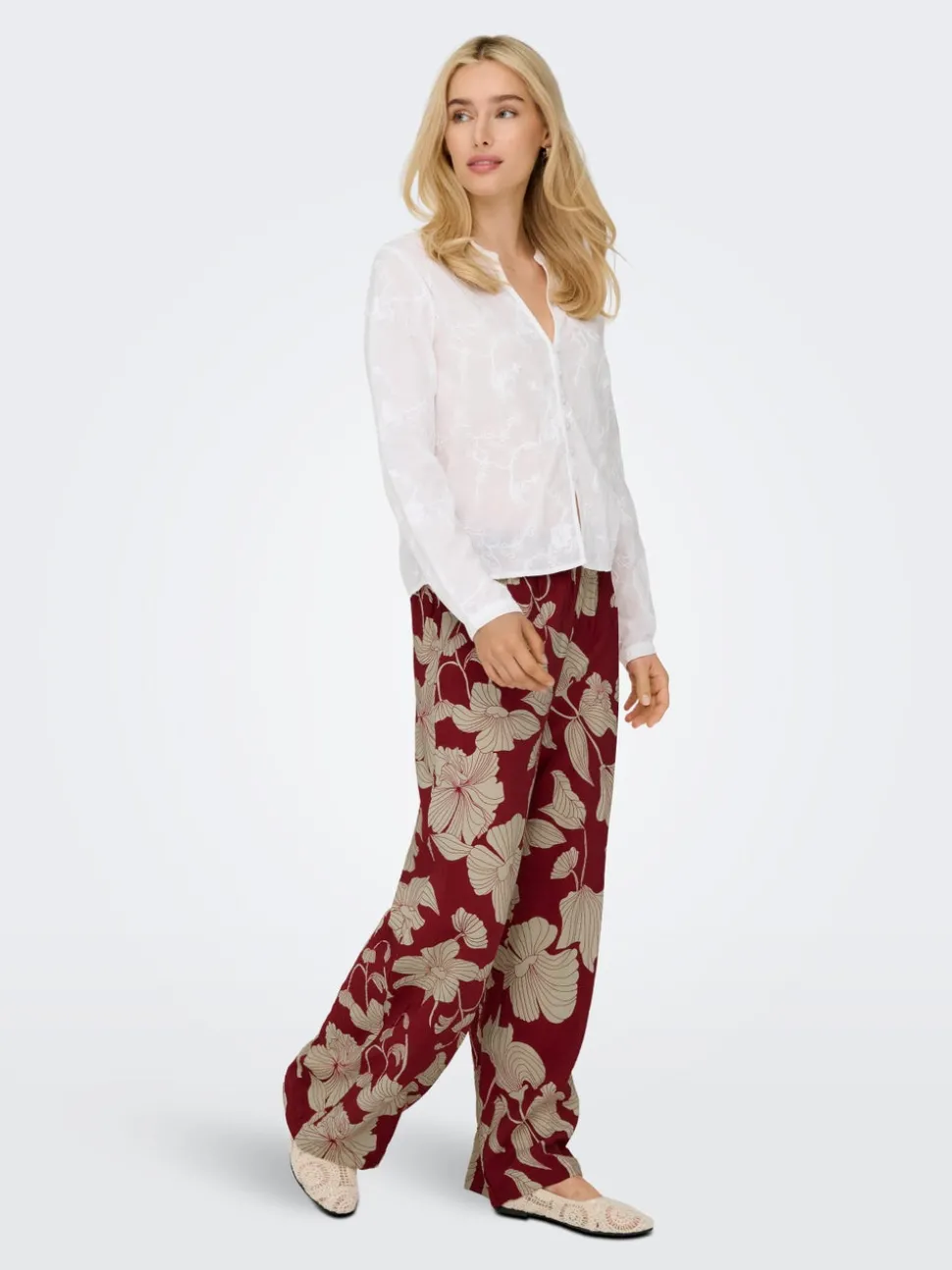 JDYTROYA Slim Straight Fit Pantalon