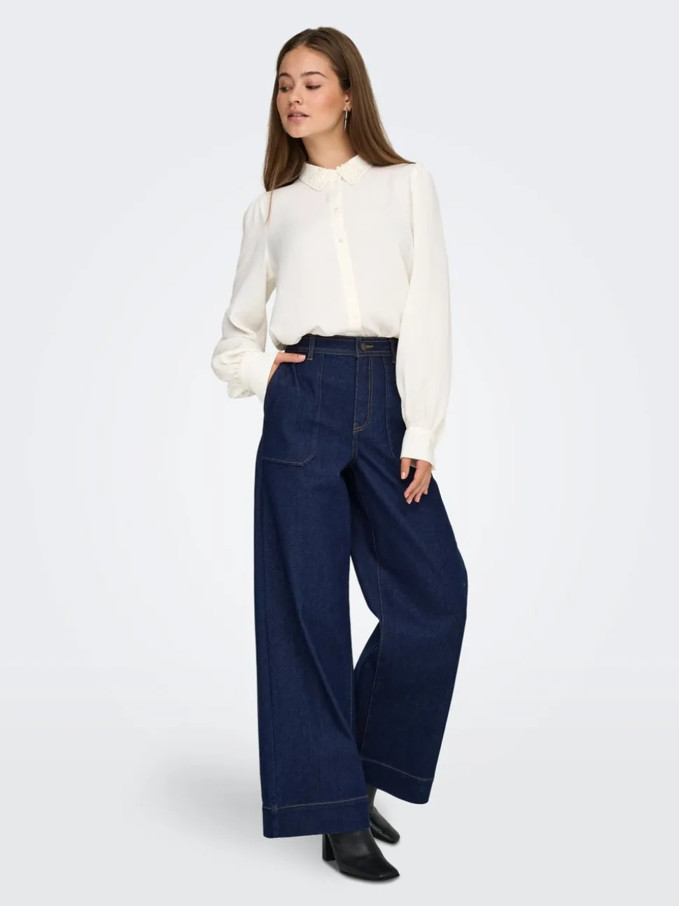 JDYVANNII Taille haute Wide Leg Fit Jeans