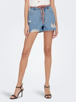 JDYZIGGA Taille haute Loose Fit Short en denim