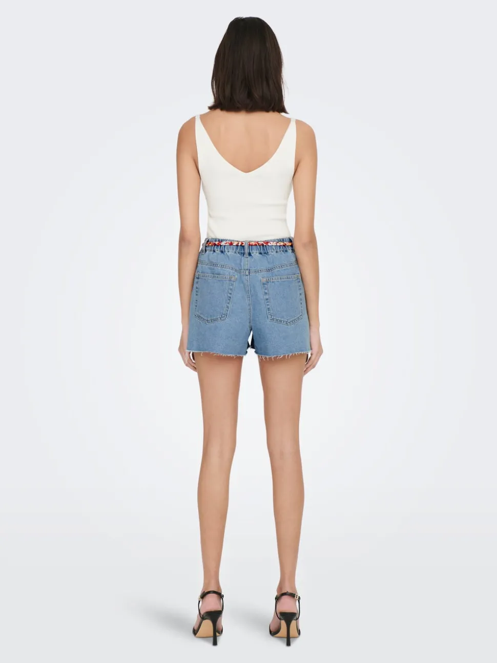 JDYZIGGA Taille haute Loose Fit Short en denim