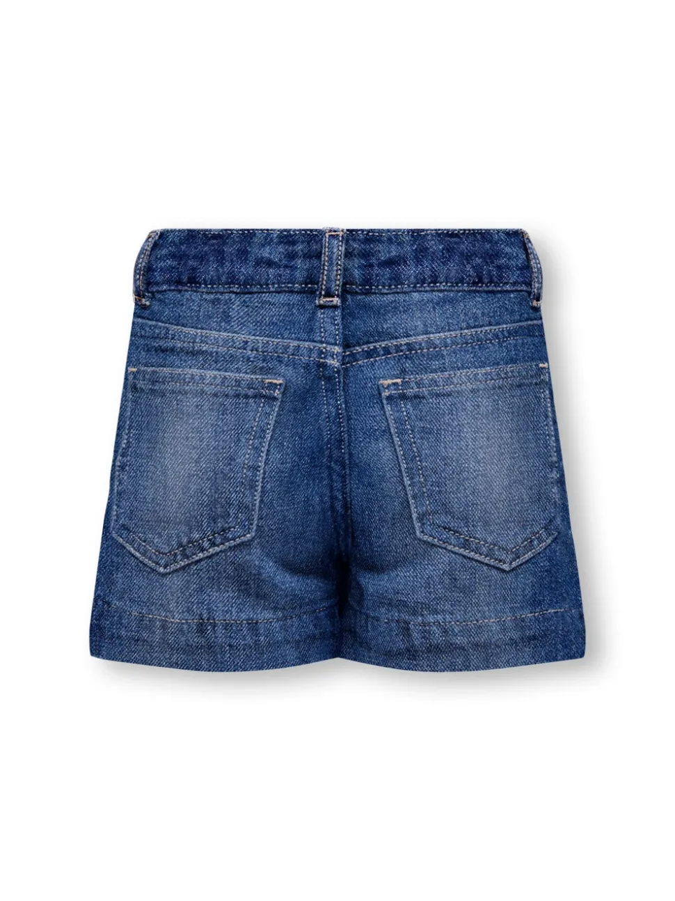 KMGCOMET Taille moyenne Wide Leg Fit Short en denim