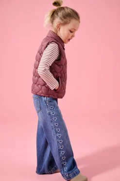 KMGCOMET Taille moyenne Wide Leg Fit Jeans