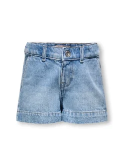 KMGCOMET Taille moyenne Wide Leg Fit Short en denim