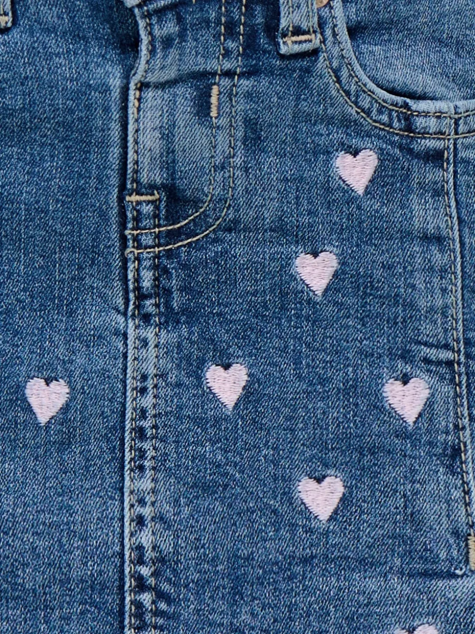 KMGHOXTON Jean Jupe en denim Jupe courte