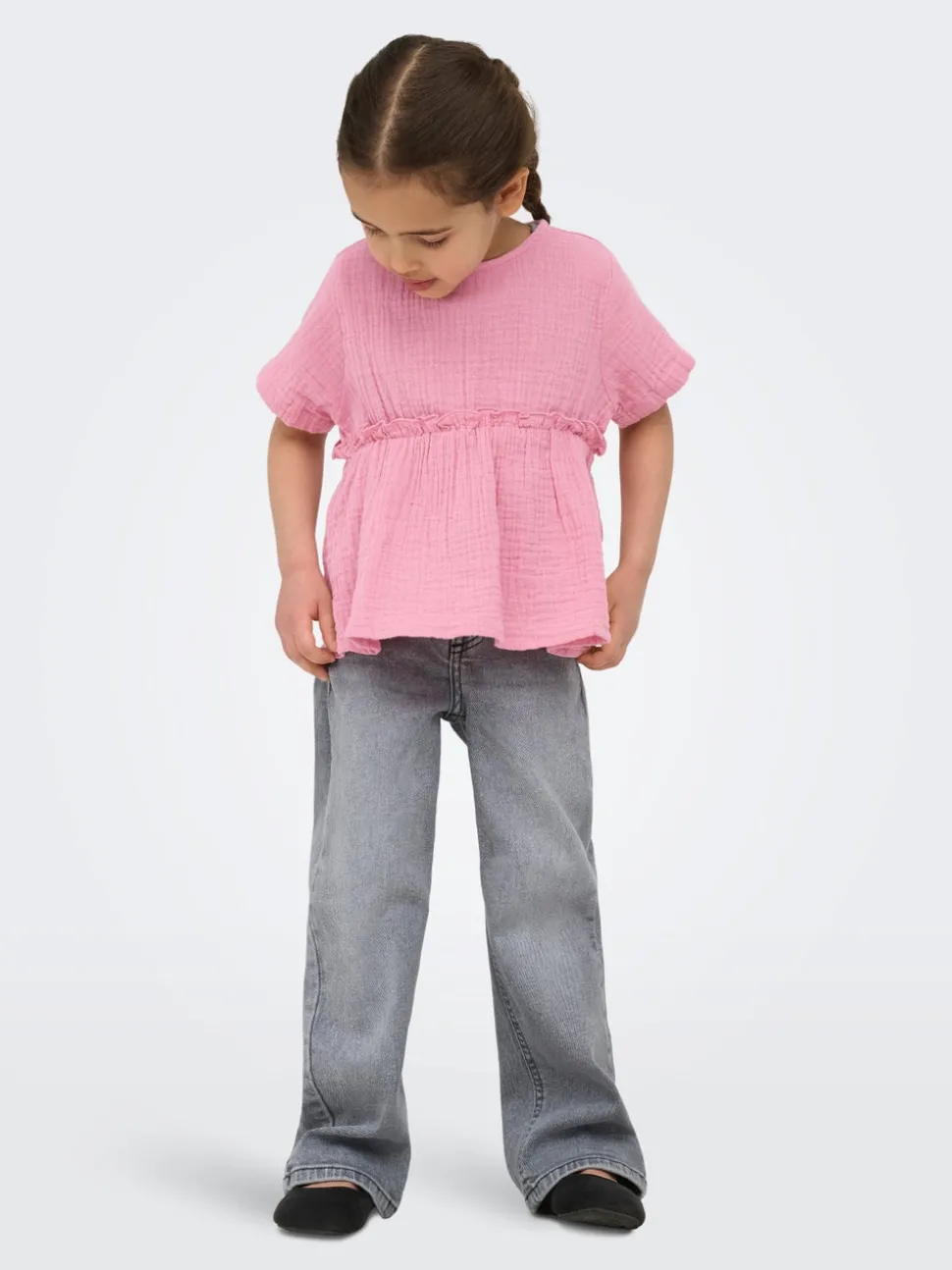 KMGJUICY Taille moyenne Wide Leg Fit Jeans