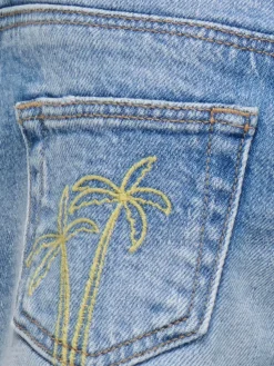 KMGROBYN Straight Fit Short en denim