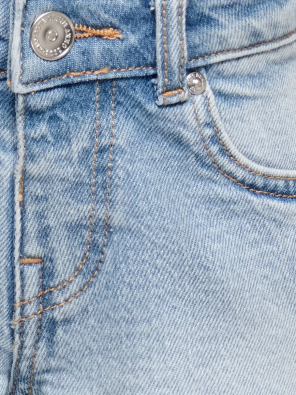 KMGROBYN Taille moyenne Straight Fit Short en denim