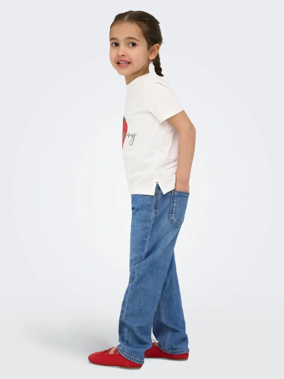 KMGVALENTINE Taille moyenne Straight Fit Jeans