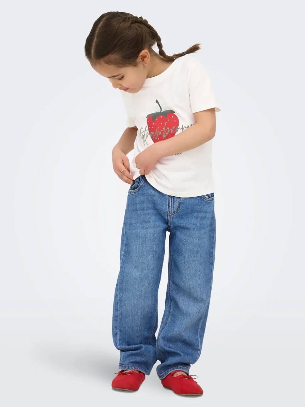 KMGVALENTINE Taille moyenne Straight Fit Jeans